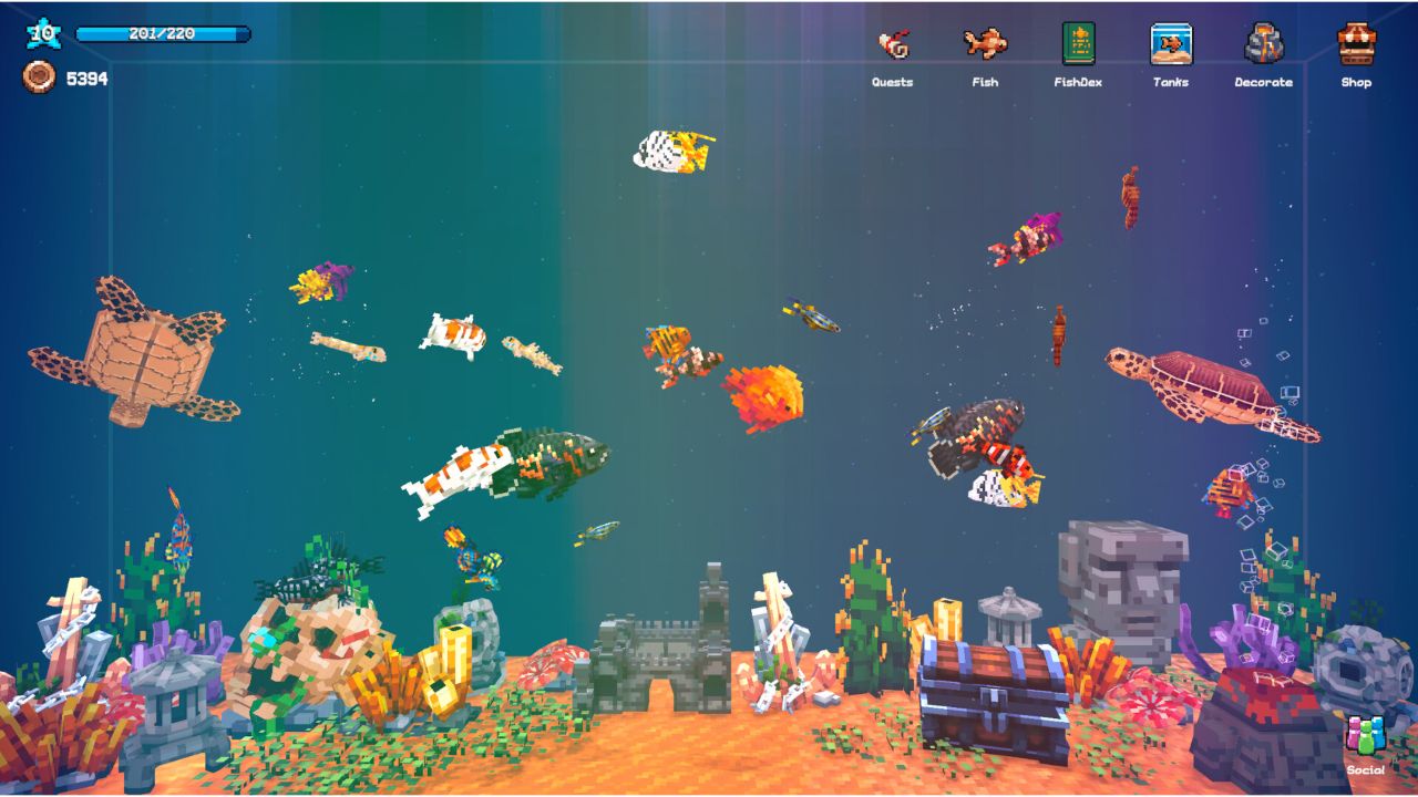 全球鱼友俱乐部：放置好时光/Tiny Aquarium: Social Fishkeeping