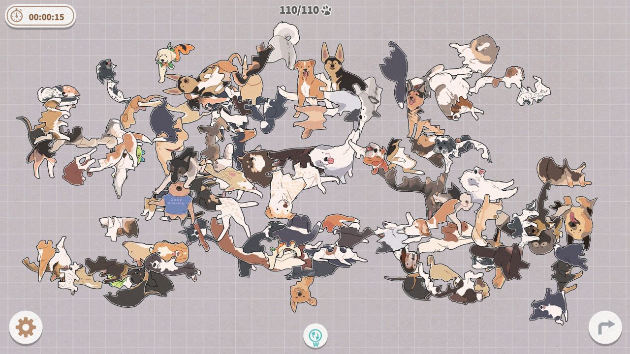 挤在一起的狗狗们/Dogs Huddled Together