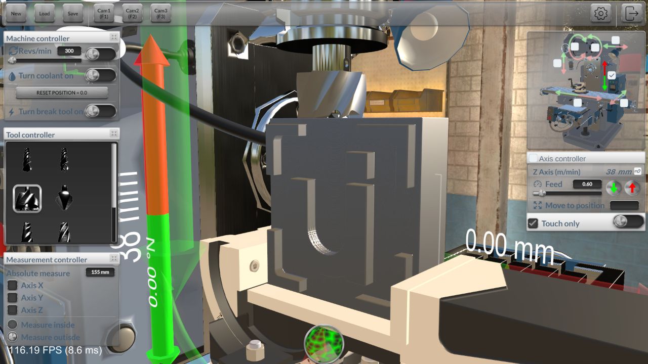 铣削机模拟器/Milling machine simulator