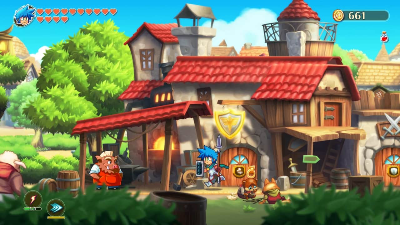 怪物男孩和诅咒王国/Monster Boy and the Cursed Kingdom-蓝豆人-PC单机Steam游戏下载平台