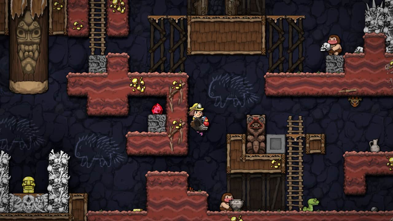 洞穴探险2/Spelunky 2-蓝豆人-PC单机Steam游戏下载平台