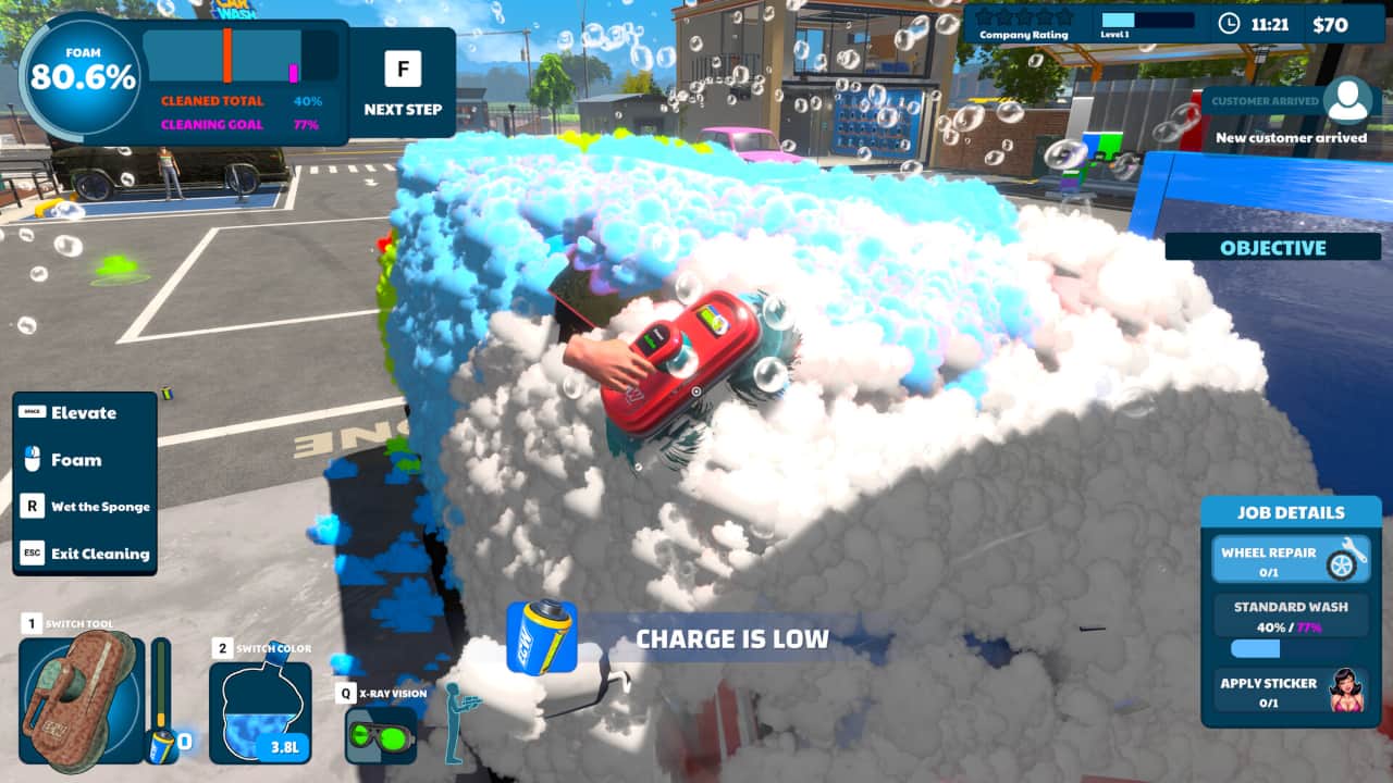 快捷洗车模拟/Express Car Wash Simulator-蓝豆人-PC单机Steam游戏下载平台