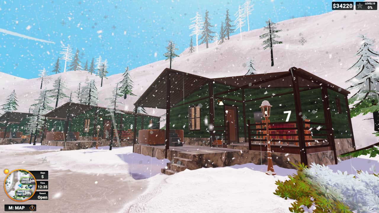 雪地度假村模拟器/Snow Resort Simulator-蓝豆人-PC单机Steam游戏下载平台