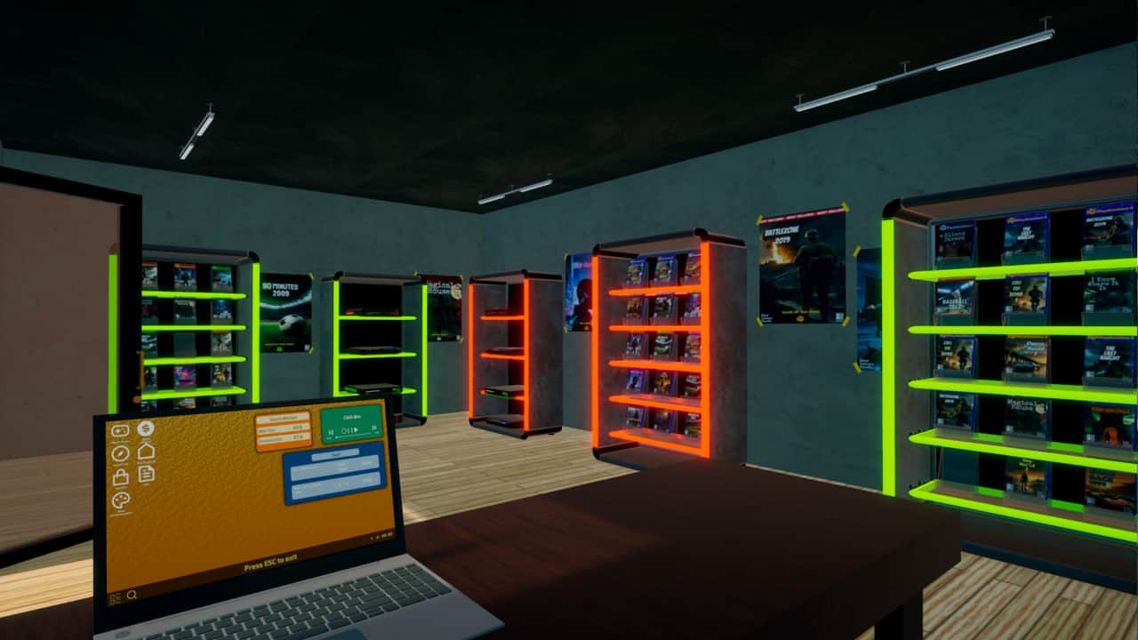 二手游戏店模拟器/Console Store Simulator-蓝豆人-PC单机Steam游戏下载平台