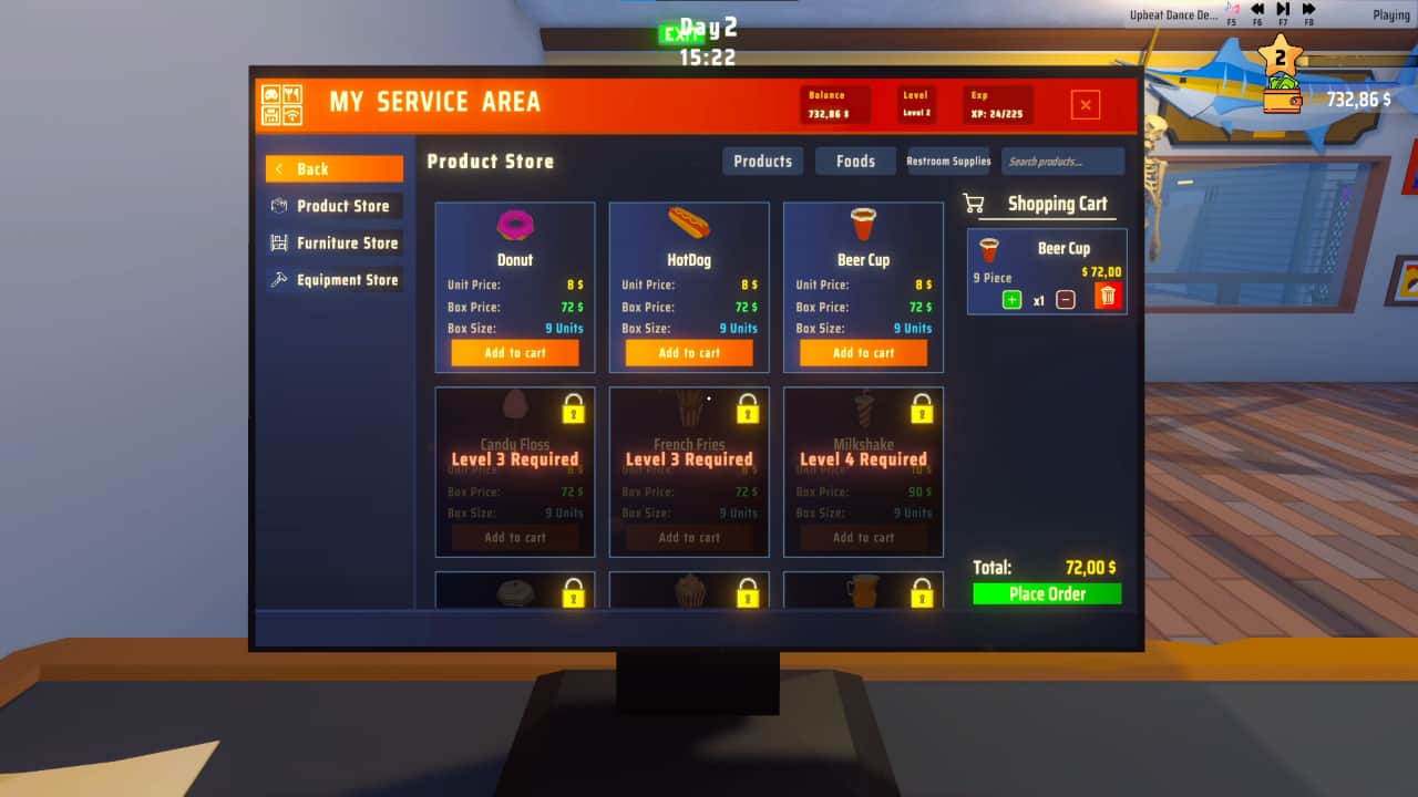 服务区模拟器/Service Area Simulator