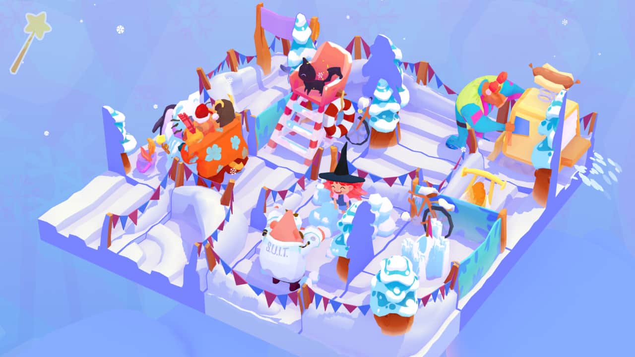 小魔女星拼乐/Harmony's Odyssey-蓝豆人-PC单机Steam游戏下载平台
