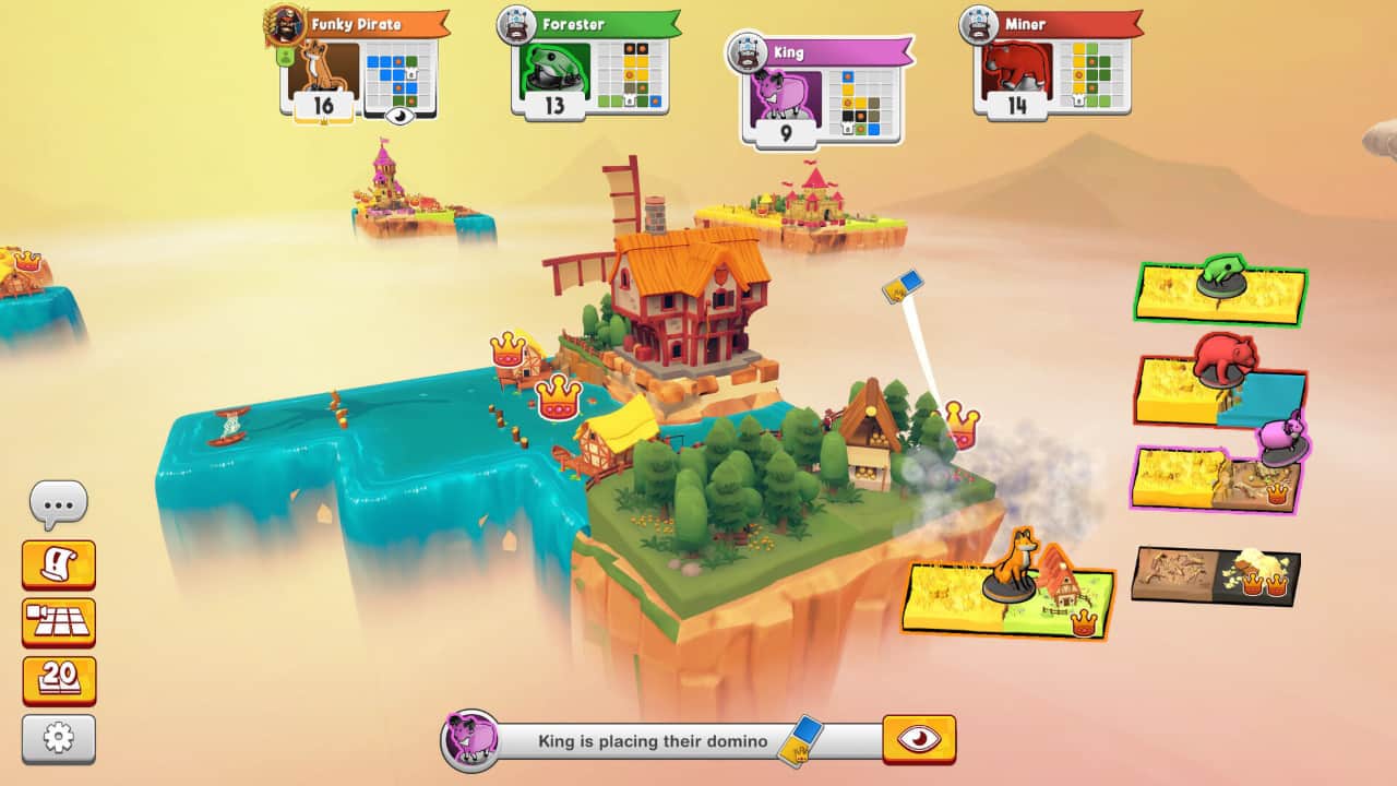 多米诺王国/Kingdomino-蓝豆人-PC单机Steam游戏下载平台