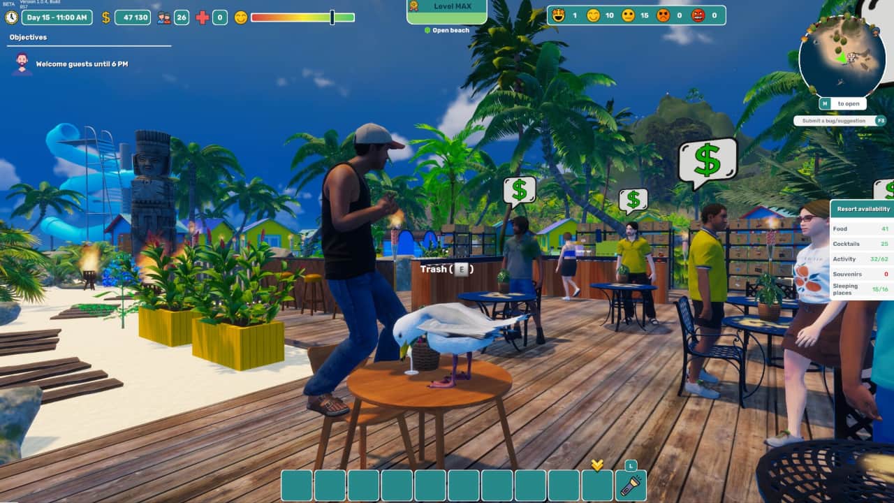 图片[4]-热带度假村经营模拟器/Tropical Resort Simulator-游糖YoTeb