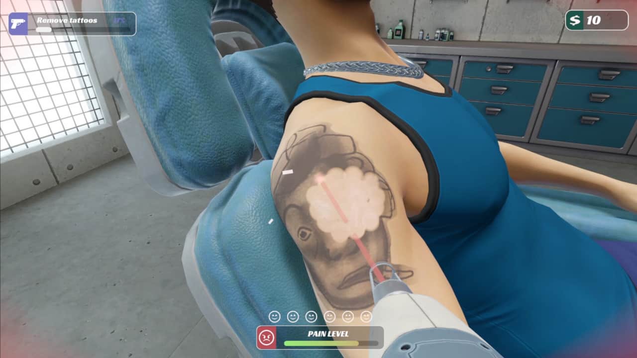 纹身清除模拟器/Tattoo Removal Simulator-蓝豆人-PC单机Steam游戏下载平台