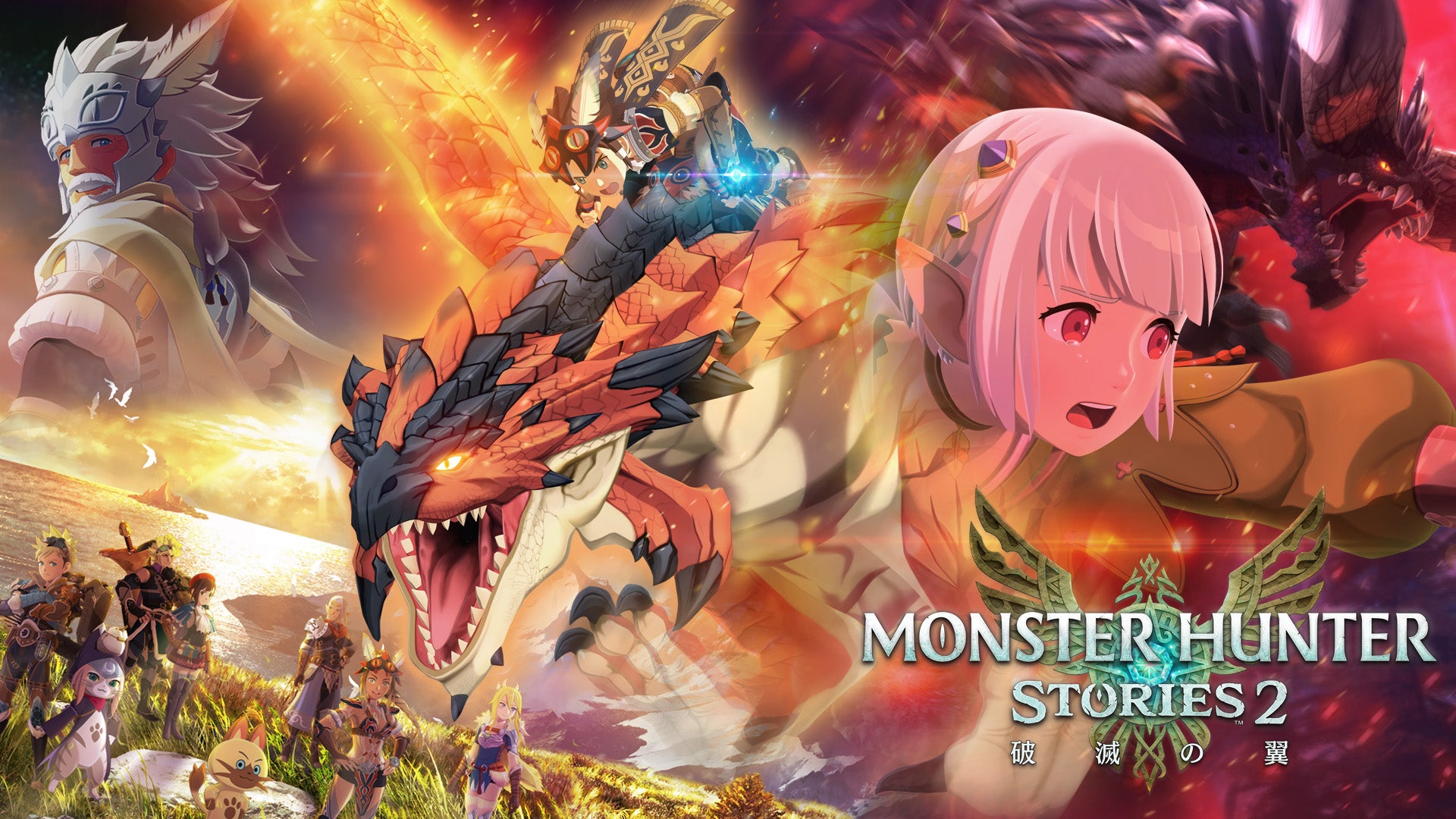怪物猎人物语2：毁灭之翼/Monster Hunter Stories 2-蓝豆人-PC单机Steam游戏下载平台