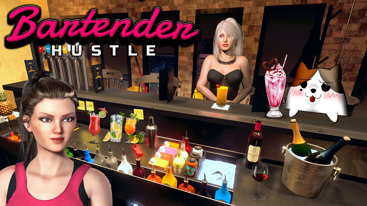 调酒师模拟器/Bartender Hustle-蓝豆人-PC单机Steam游戏下载平台