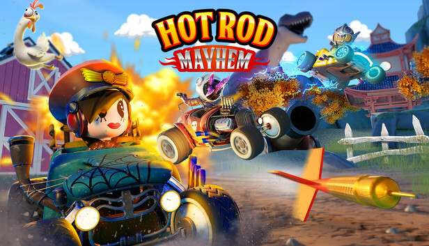热潮狂飙/Hot Rod Mayhem-蓝豆人-PC单机Steam游戏下载平台