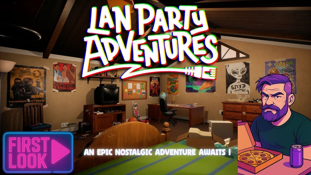 联机迷踪/LAN Party Adventures-蓝豆人-PC单机Steam游戏下载平台